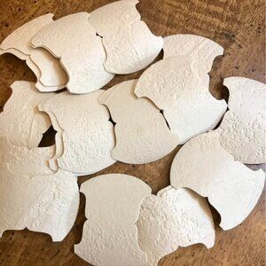 50 Journal or Planner Tabs Handmade from Retired Stampin' Up Whale Tail Punch